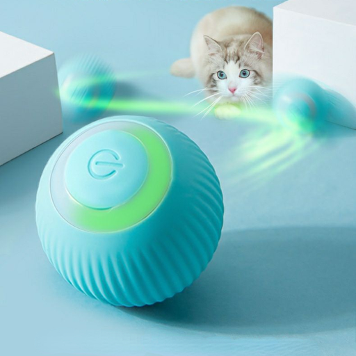 Smart Interaktiv Kattebold – USB-opladning Automatisk Rullende Legetøj til Katte og Killinger