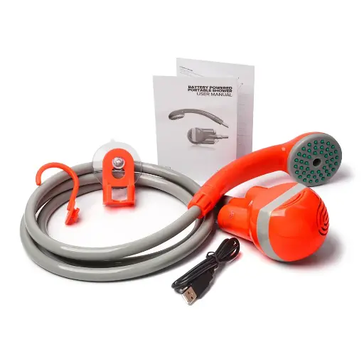 Rechargeable Portable Outdoor Shower – Multifunctional Hygiene Solution for Camping, Hiking, and Travel