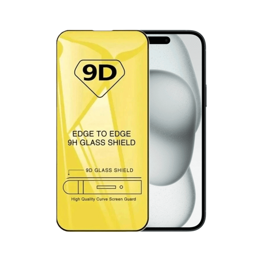 iPhone 15 Plus full-coverage screen protector Edge