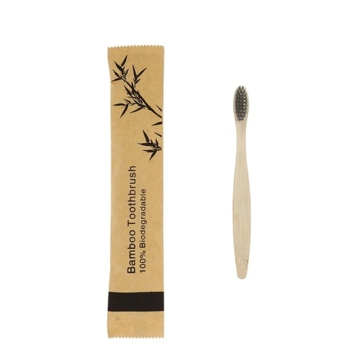 Eco-Friendly Bamboo Toothbrush Medium (sort)