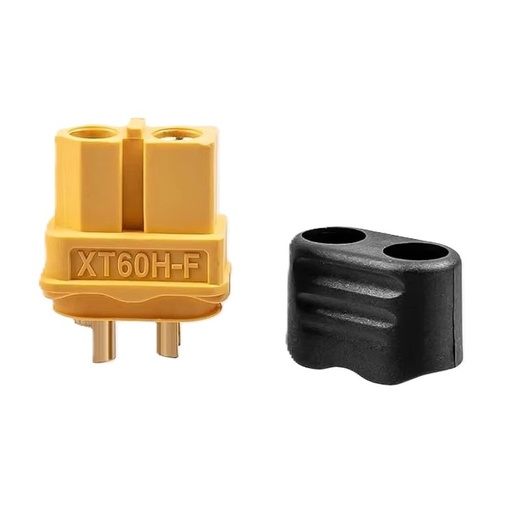 XT60H High-Current Connector with Sheath – Gold-Plated Bullet Plug – Female