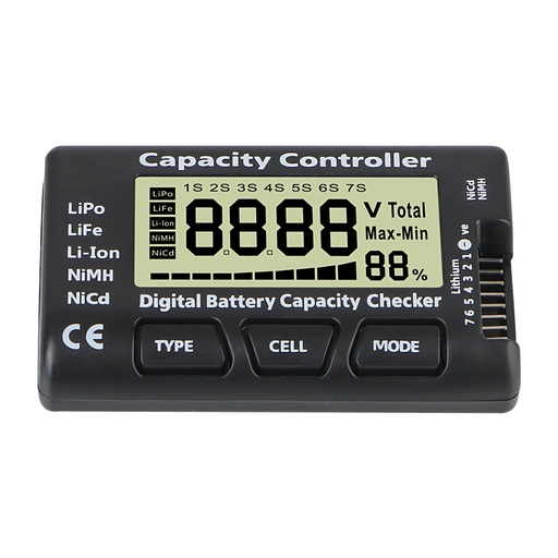 CellMeter 7 - Digital Batteritester og Kapacitetsmåler