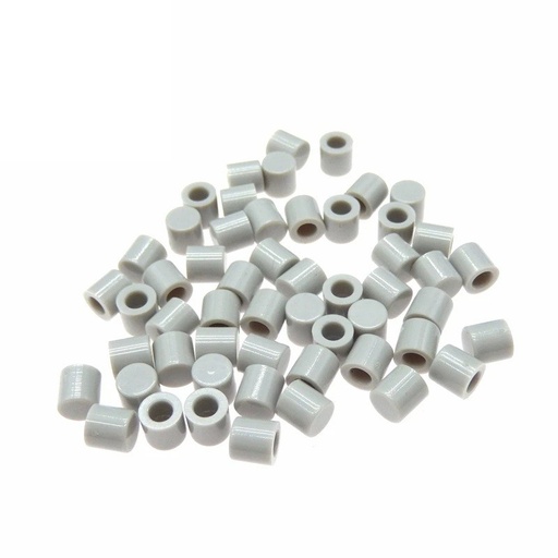 Button Switch Cap – Gray (6.7x5.6 mm, for DPDT 6-Pin Latching Switches)