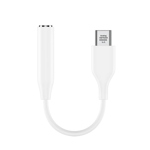USB-C to 3.5 mm Headphone Jack (White)